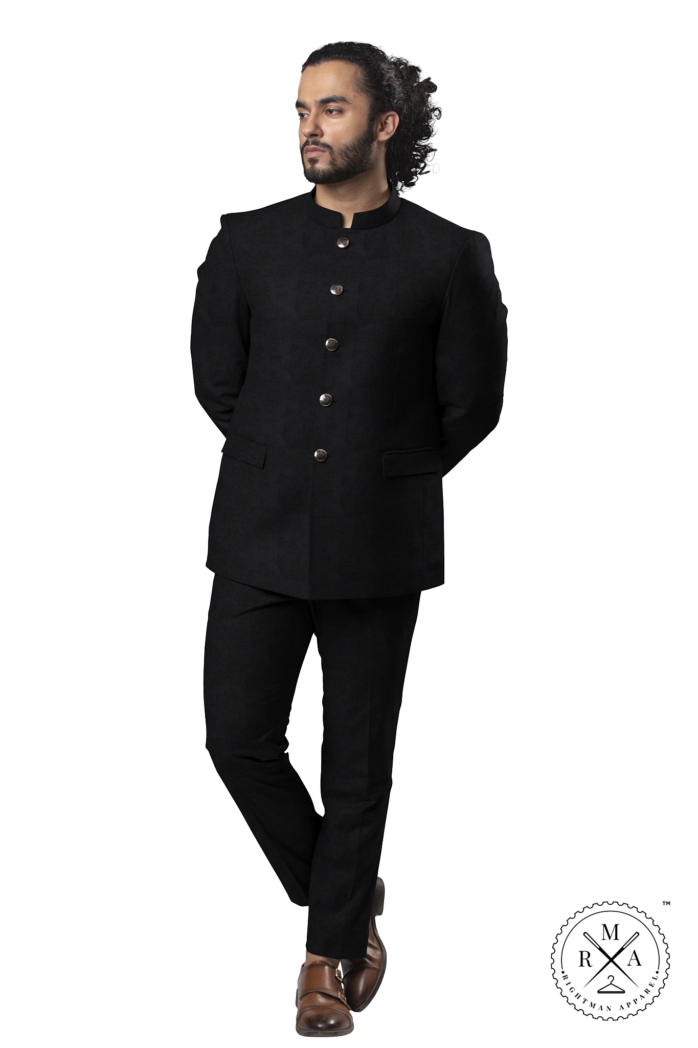 Graphite Black Jodhpuri Suit SU205